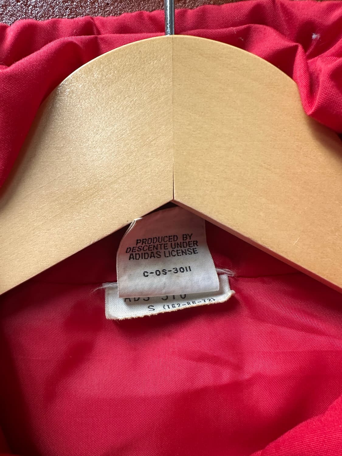 (S)80-90s 아디다스 서독제 하이넥 봄버 레드 상품이미지6