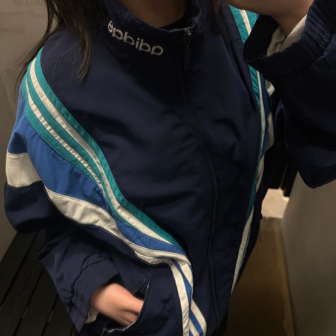 아디다스 90s 올드스쿨 빈티지 레트로 아노락 윈드브레이커 바람막이 상품이미지1