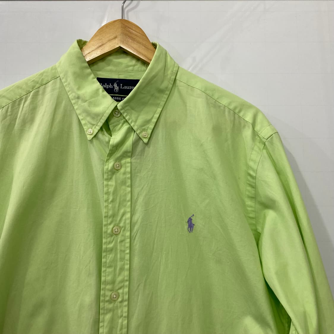 폴로 로고 긴팔셔츠(L) 상품이미지3