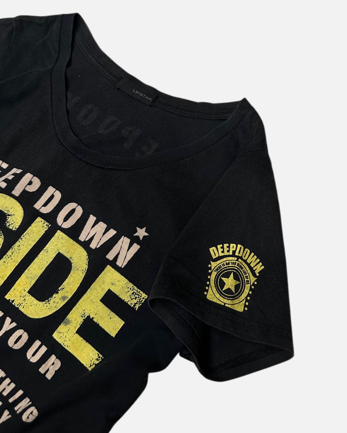 lettering printing embroidery t-shirt 상품이미지3