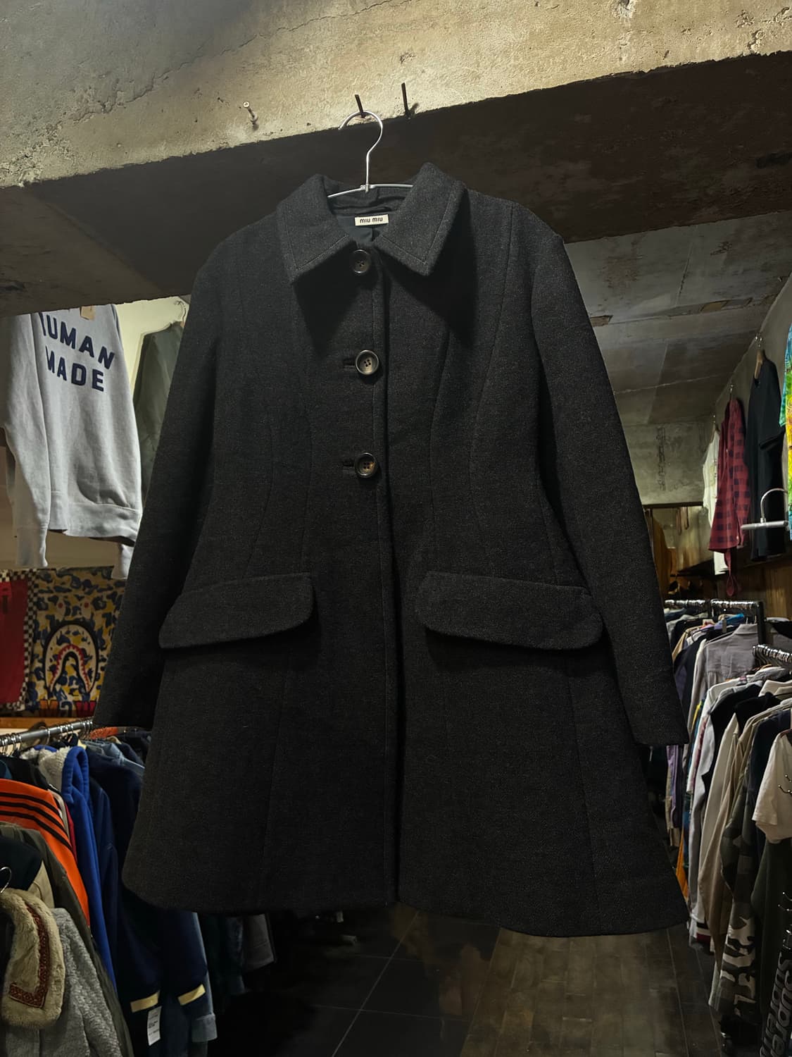 FW1997 Miu Miu 미우미우 울 코트 상품이미지1