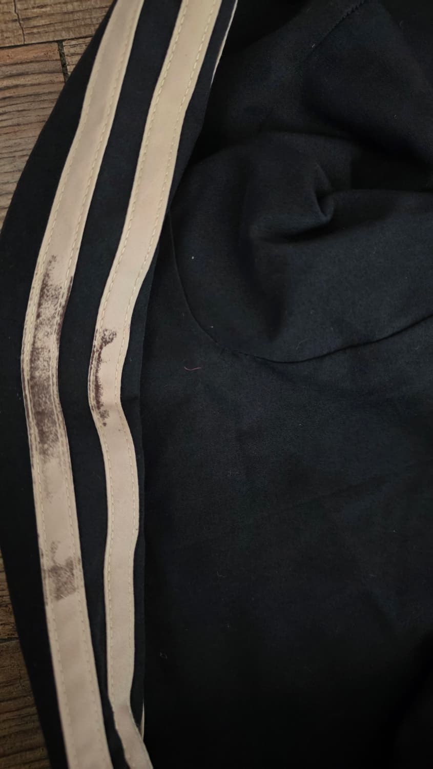 아디다스 빅로고 바람막이 자켓 검골 블랙 골드 100 상품이미지4