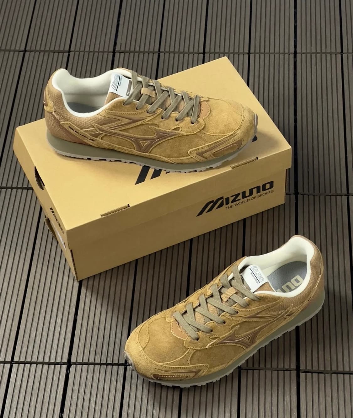 미즈노 운동화 브라운 갈색 D1GH242102 상품이미지4