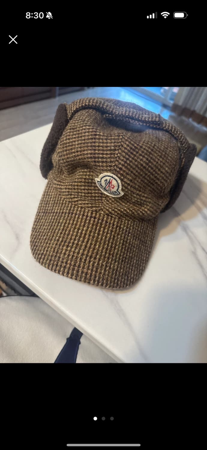 몽클레어귀닫이 캡모자 상품이미지1