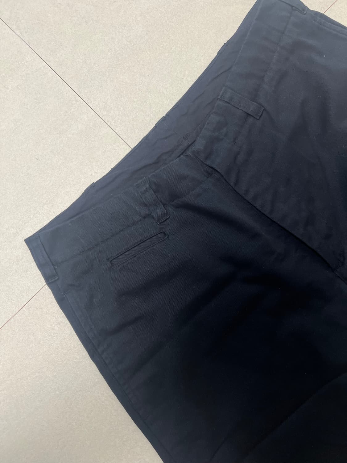 나나미카 스트레이트 치노 팬츠 네이비 34 상품이미지2