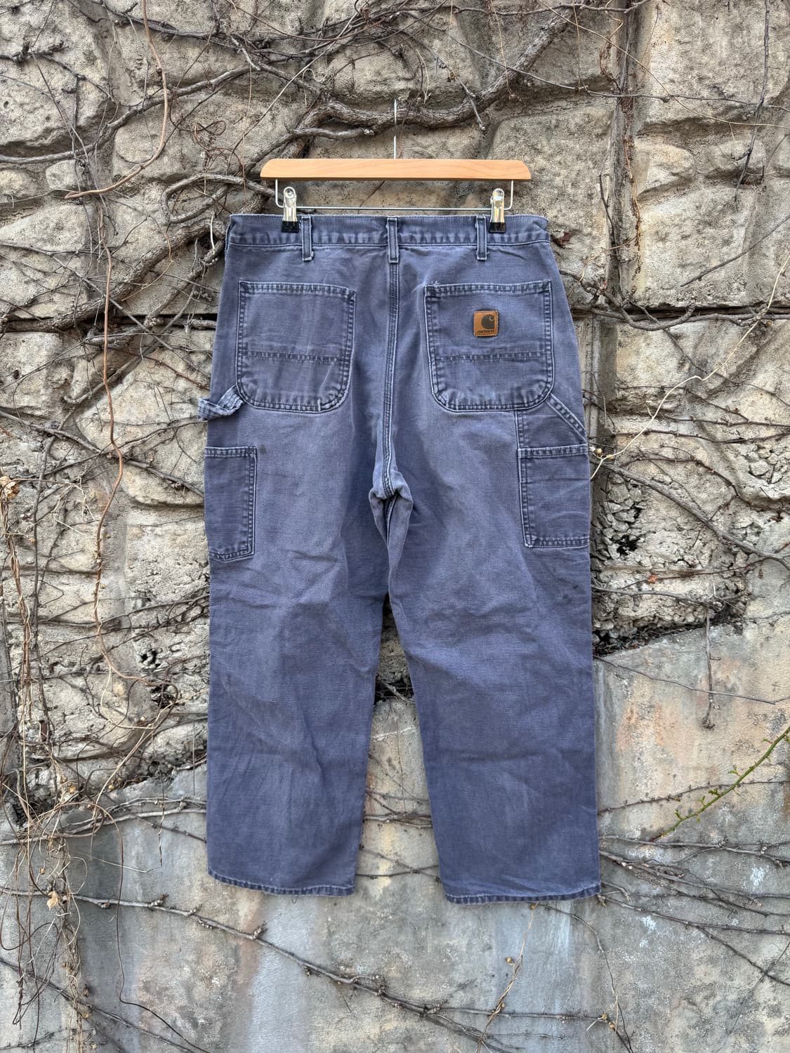 칼하트 빈티지 b11 ptb 하드페이딩 카펜터 싱글니 워크 팬츠 상품이미지2
