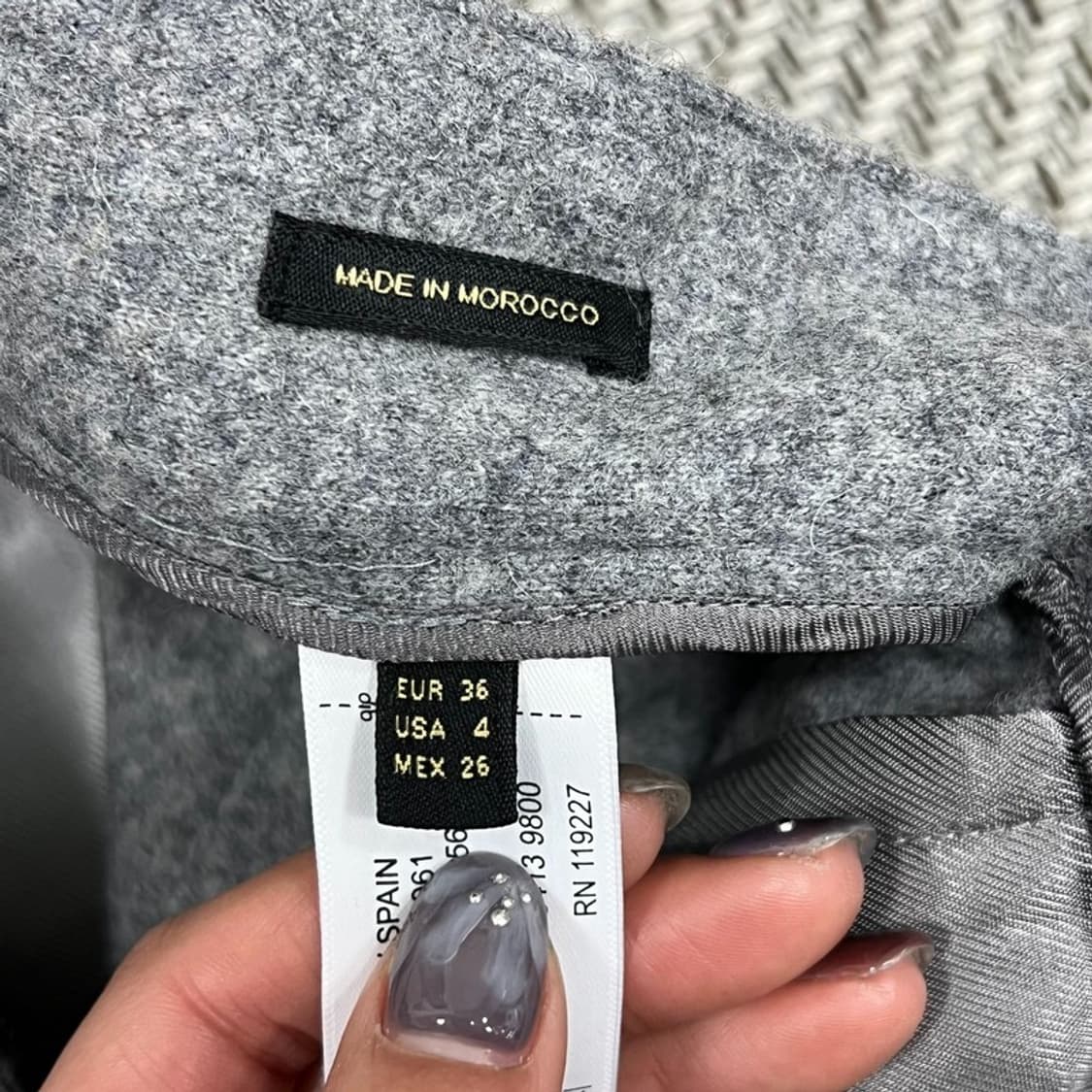 마시모두띠 모직 슬랙스 v0976 상품이미지6