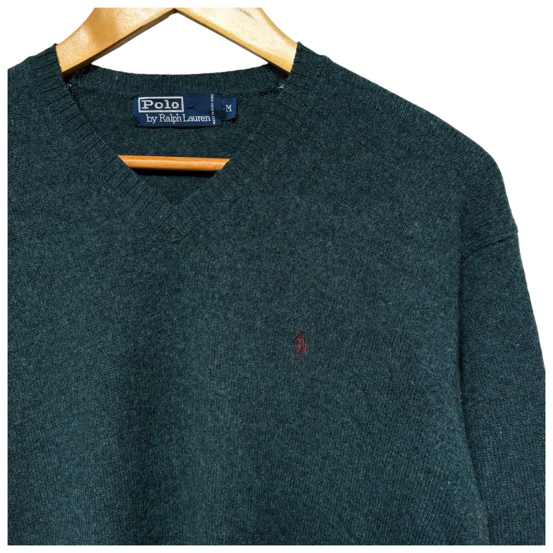 3771 폴로 랄프로렌 딥그린 울 니트 상품이미지2
