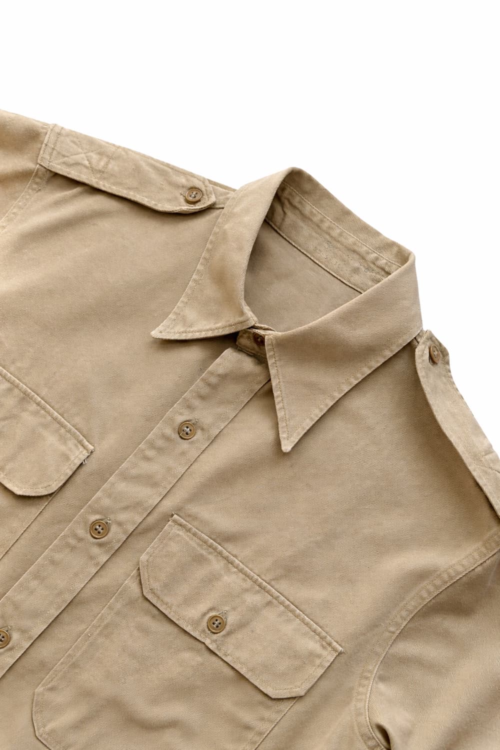 50s 미군 카키 오피서 셔츠 15.5(100~103) 상품이미지7