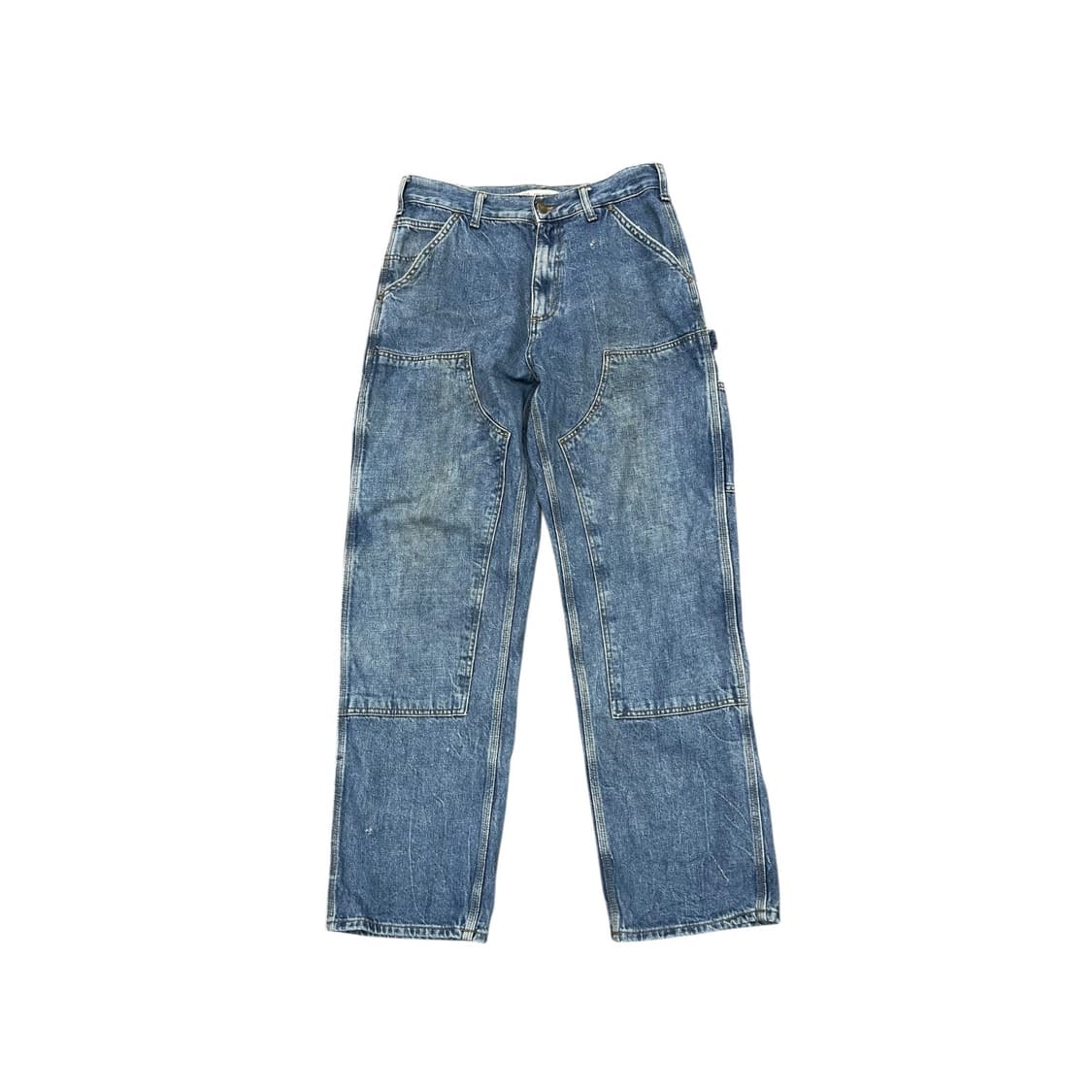 자라 더블니 카펜터 데님팬츠 상품이미지2