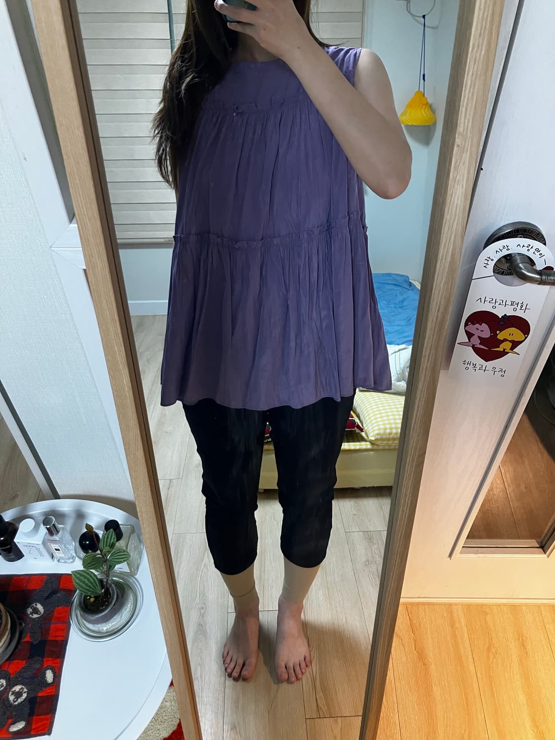 Vintage / Light purple blouse 상품이미지1