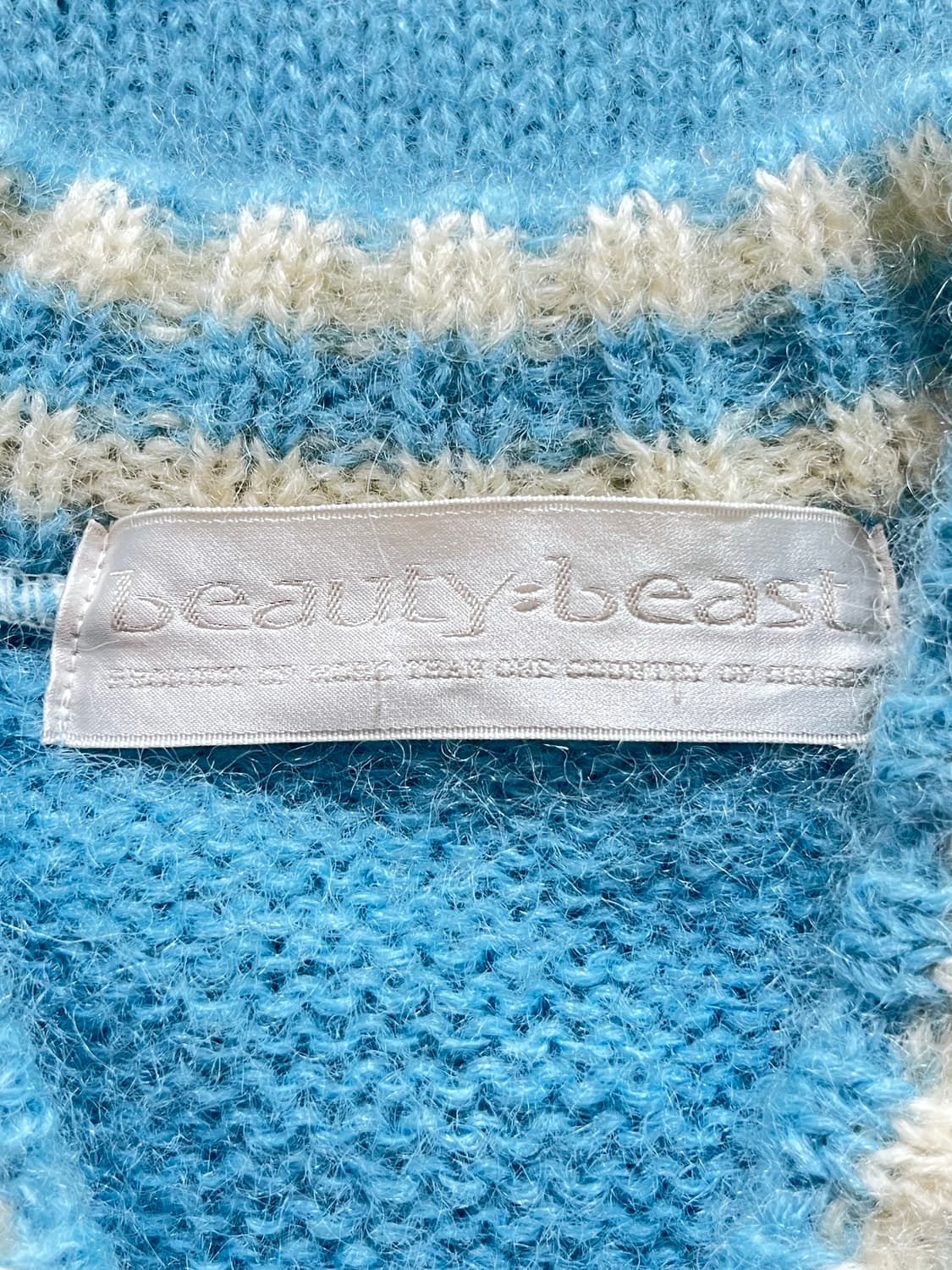 빈티지 뷰티비스트 집업 니트 가디건 자켓 상품이미지7