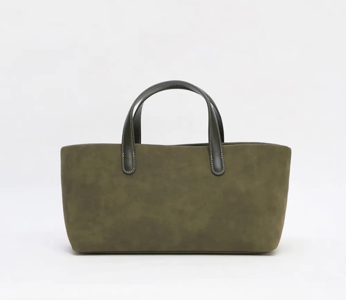 베뉴엣 benuet note bag 스웨이드 올리브 상품이미지1