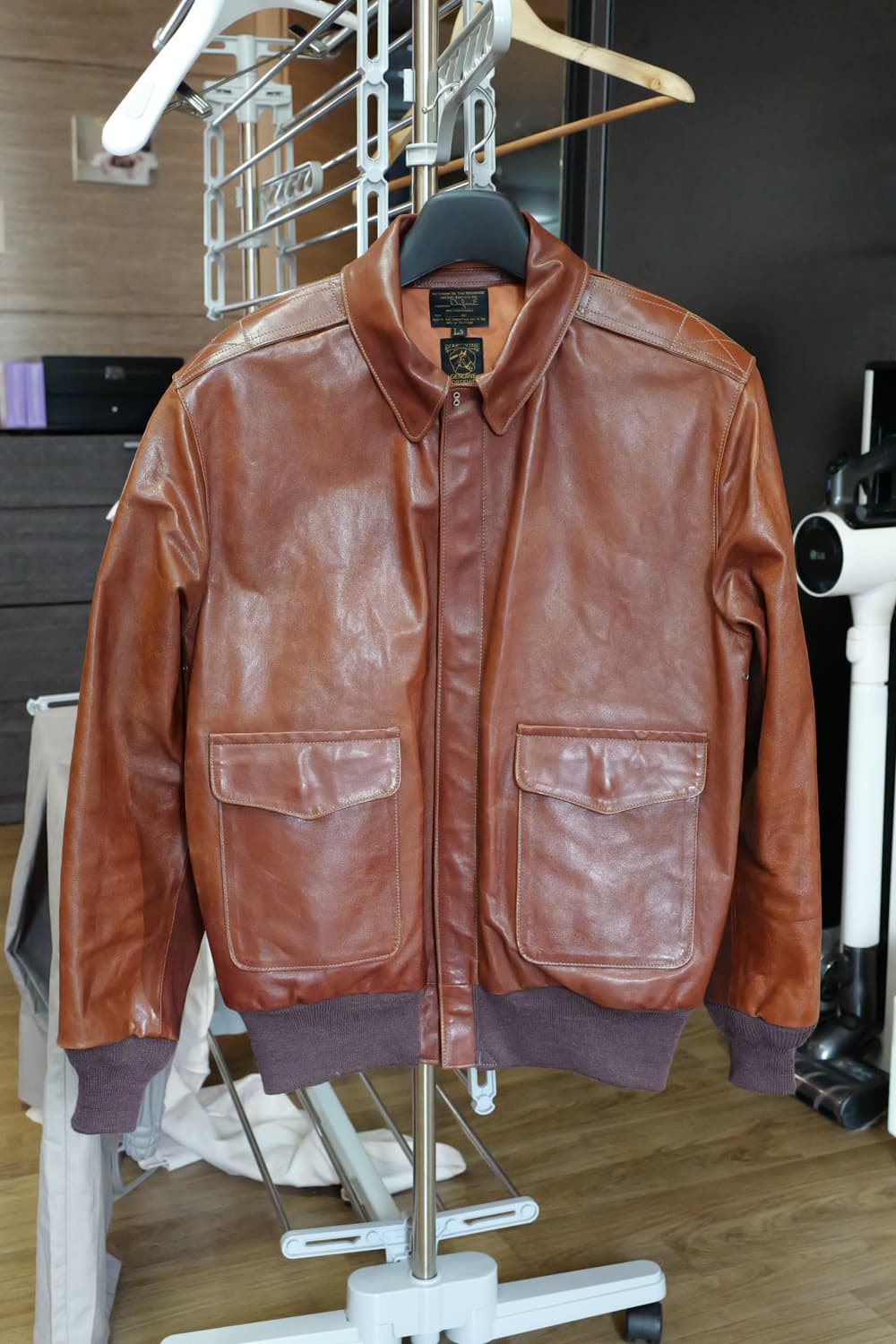 디아프바인 A-2 말가죽 자켓 L사이즈 상품이미지1