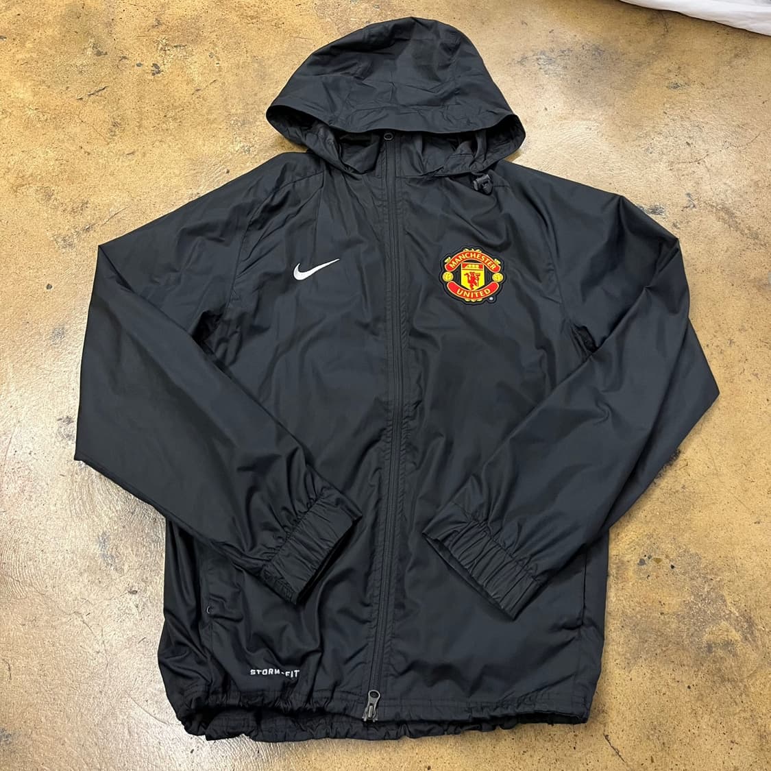 [정품/M] 나이키 맨체스터 유나이티드 바람막이 블랙 b16 상품이미지2