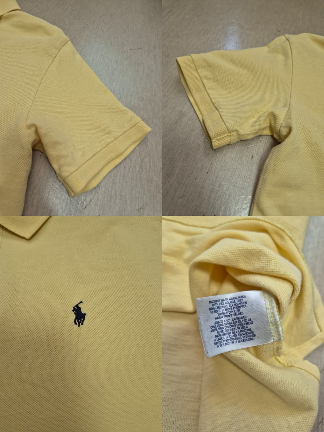 폴로 카라티셔츠 노란색 상품이미지7