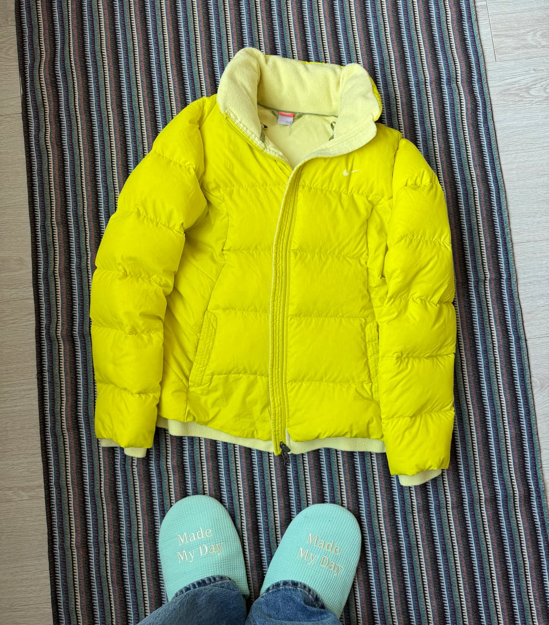 나이키 라임 다운 패딩 상품이미지2