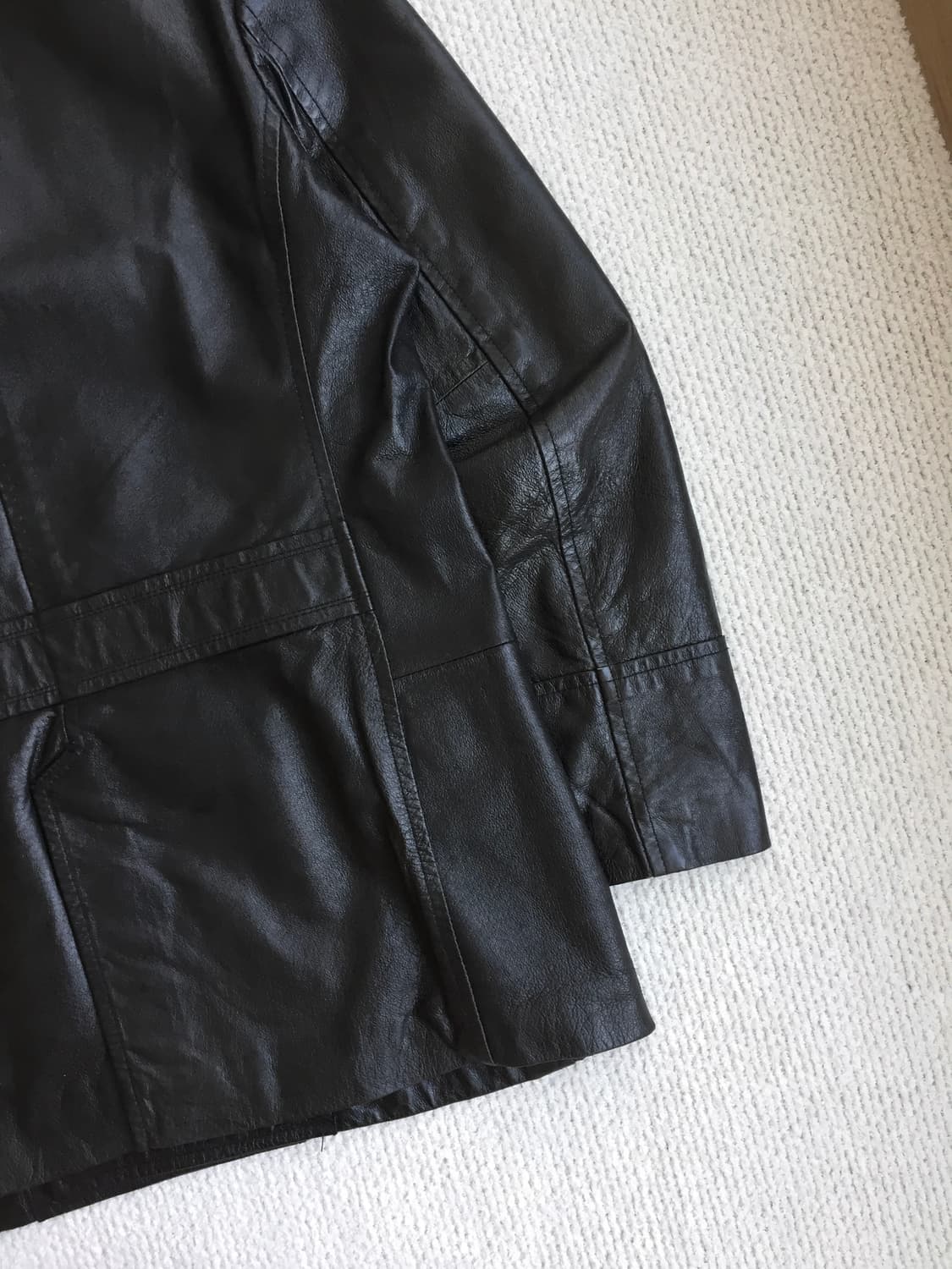 00’s tommy hilfiger 레더 피코트 usn 상품이미지7