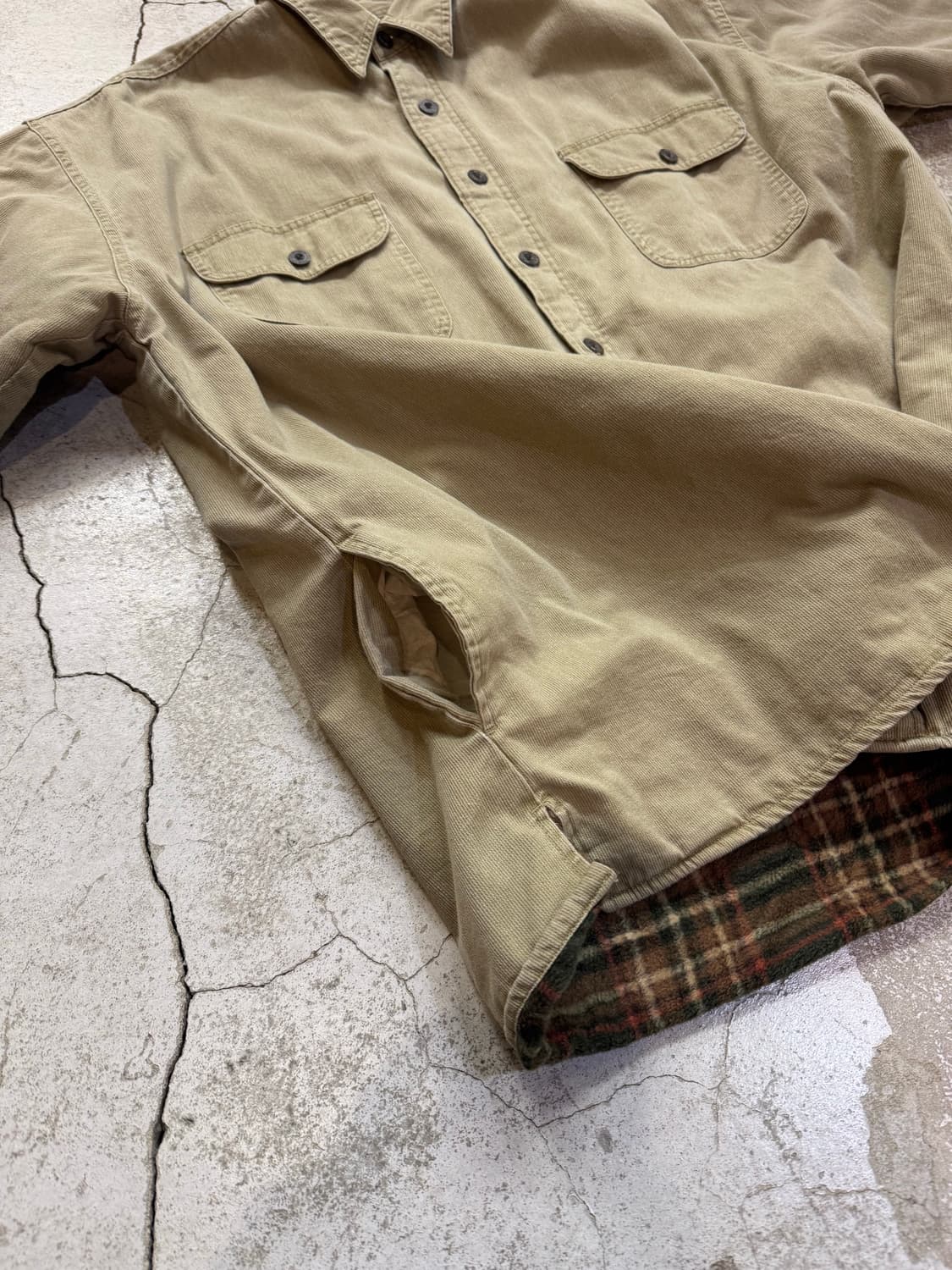 아메리칸빈티지 플리스 라이닝 워크셔츠 상품이미지4