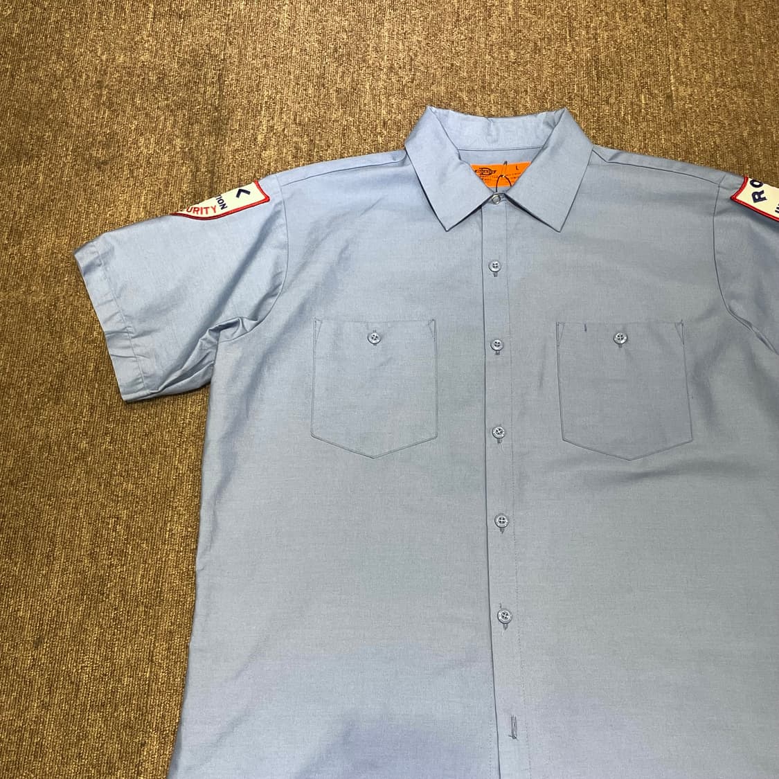 (L) Dickies 디키즈 반팔 워크 셔츠 패치 상품이미지4