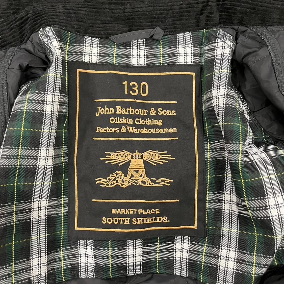 [정품/40] 바버 블랙 퀼팅 자켓 b10 상품이미지6