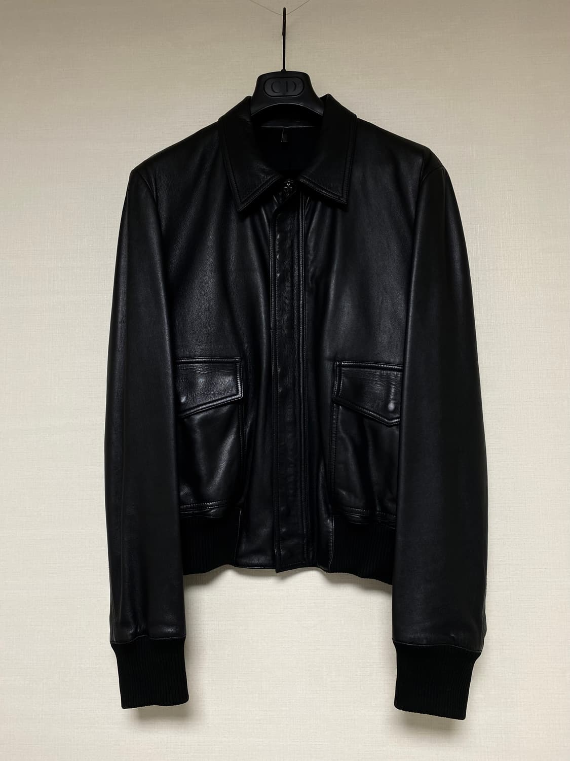 2004S/S Dior HOMME 'STRIP' LEATHERJUMPER 상품이미지1