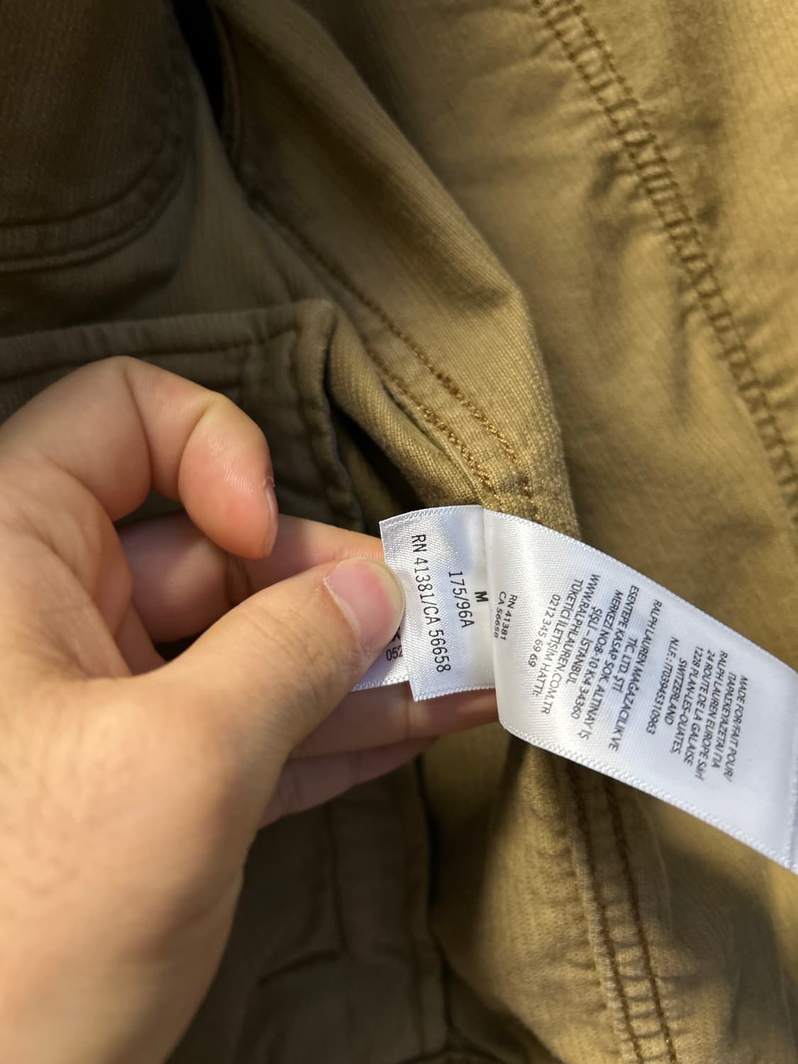 [m]폴로 코듀로이 트러커 자켓 상품이미지5