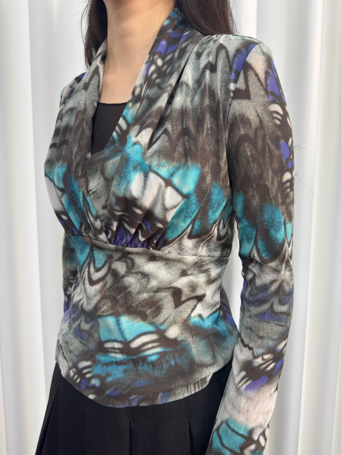 hiroko koshino design mesh top 상품이미지4
