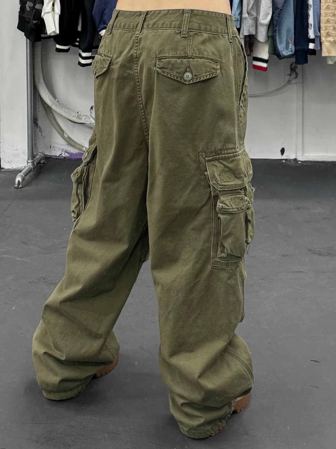 VTG 그런지 카키 카고팬츠 상품이미지5