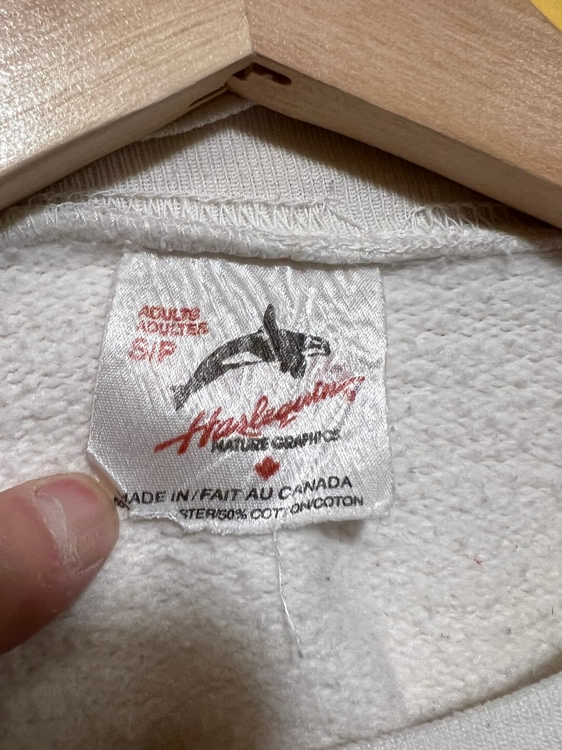 90s [S] Harlequin Nature 울프 그래픽 빈티지 맨투맨 상품이미지6