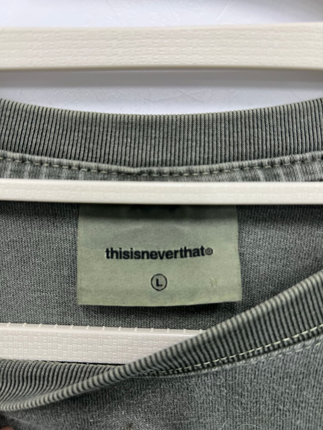 thisisneverthat® 녹색 맨투맨  상품이미지5