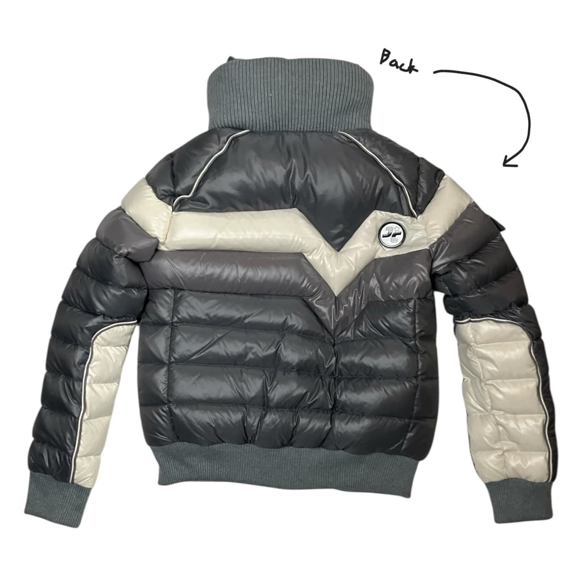Jack1T 잭원티 레트로 레이서 패딩 자켓 XS 상품이미지4