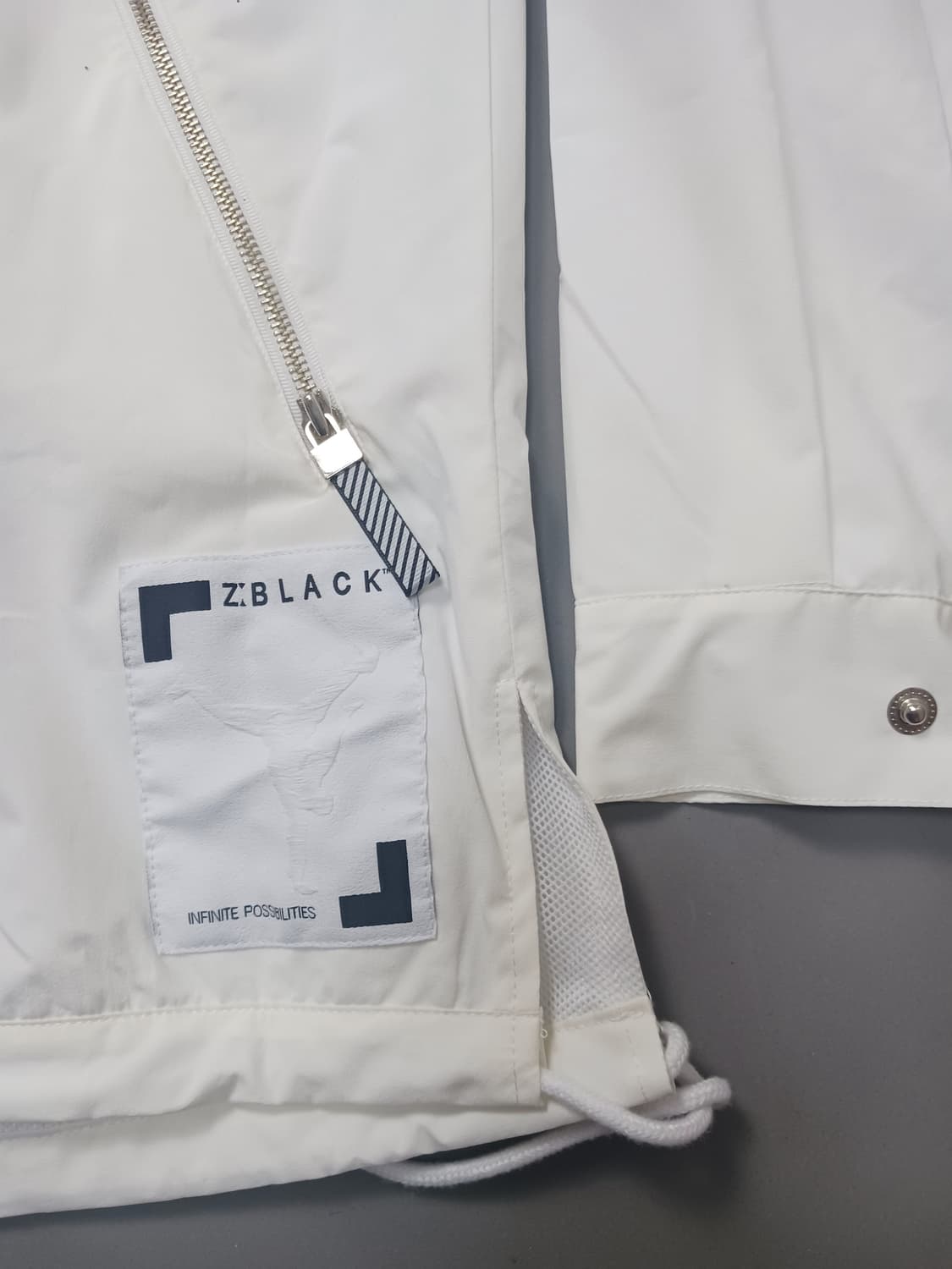 [XL] 지블랙 스탠다드 사선 아노락 자켓 오버핏 상품이미지7