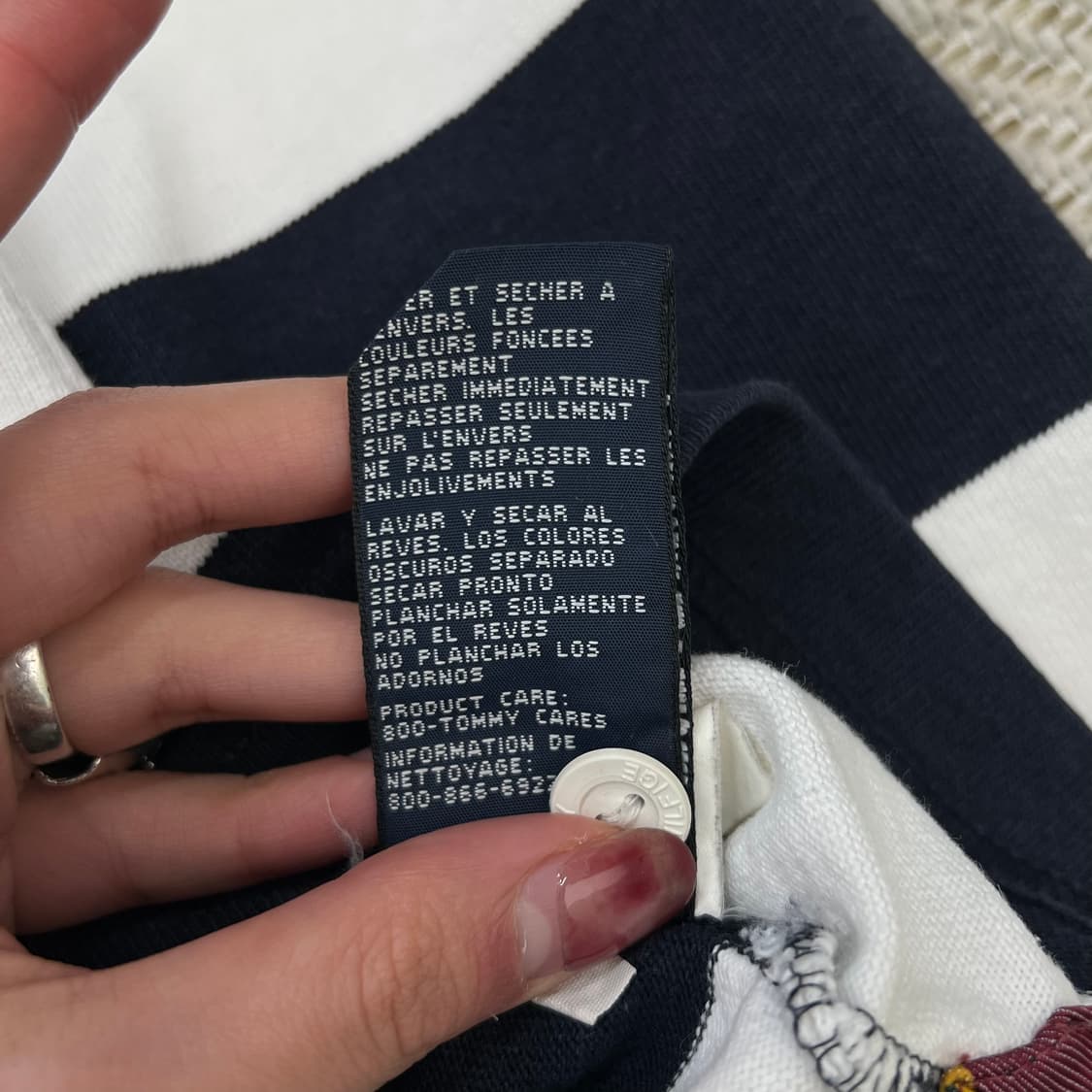 타미힐피거 럭비 티셔츠 r2795 상품이미지7