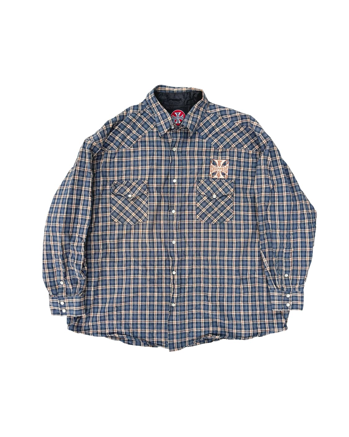 00s west coast choppers 웨스턴 체크셔츠 상품이미지1
