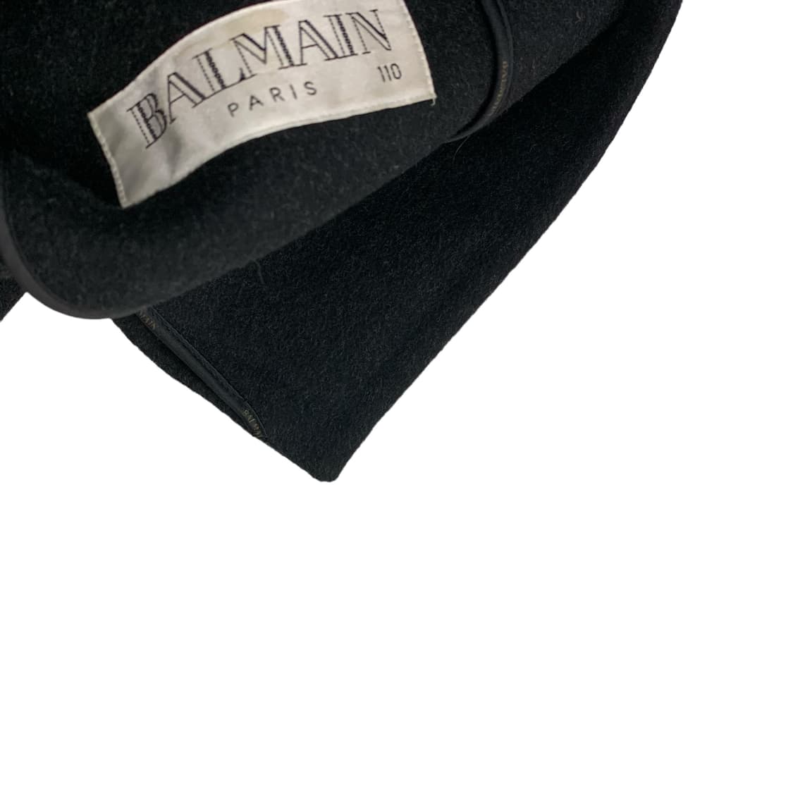 발망 Balmain 챠콜 캐시미어 코트 상품이미지4