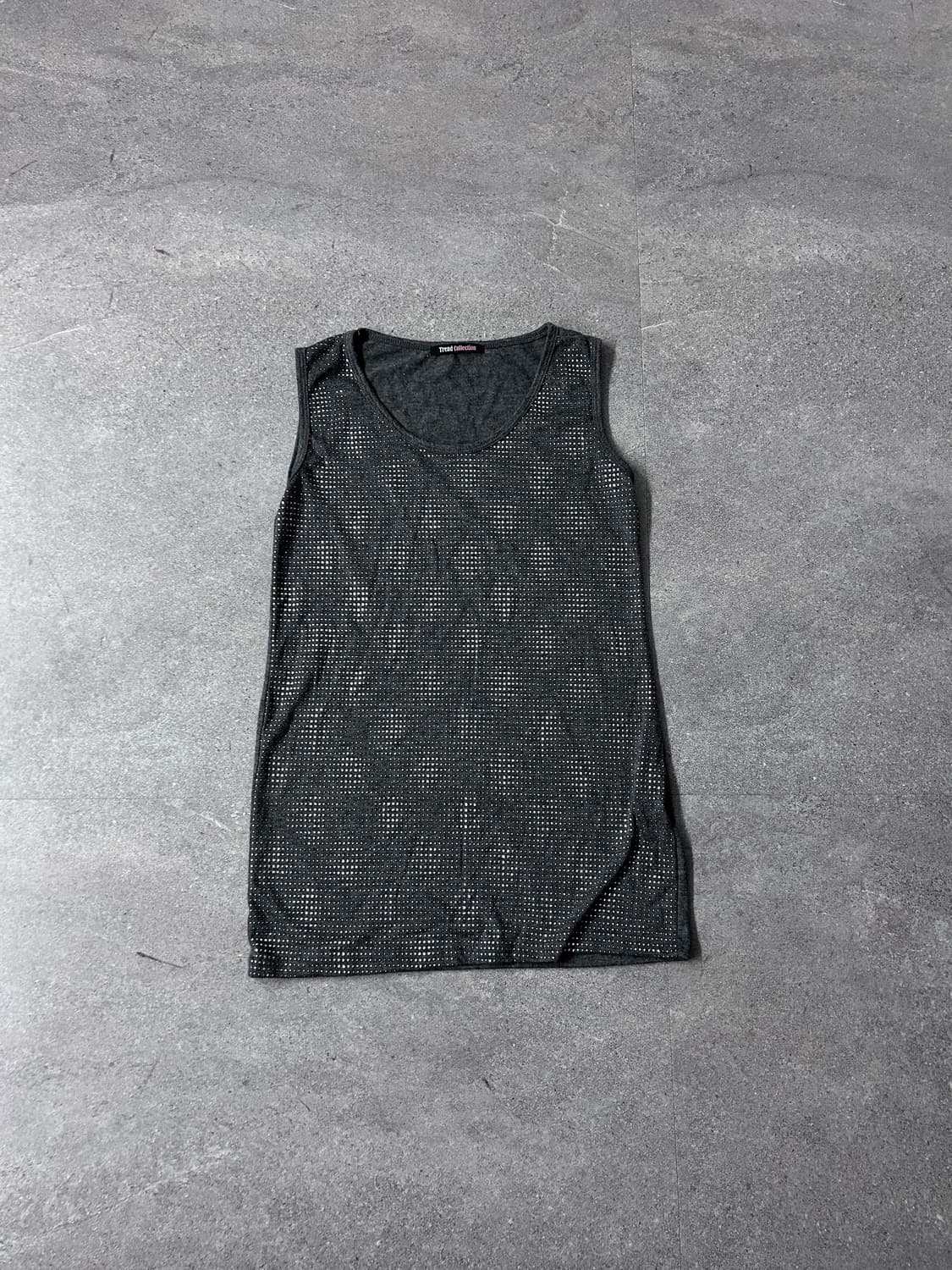 Full Cubic Grey Sleeveless 상품이미지6