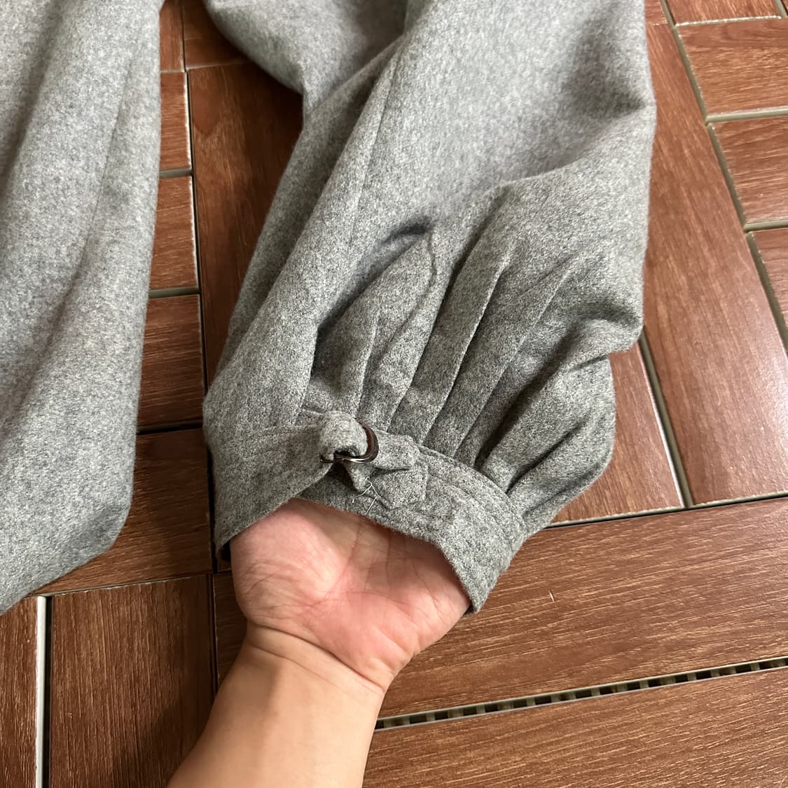 Vintage wool gray balloon trouser pants 상품이미지5