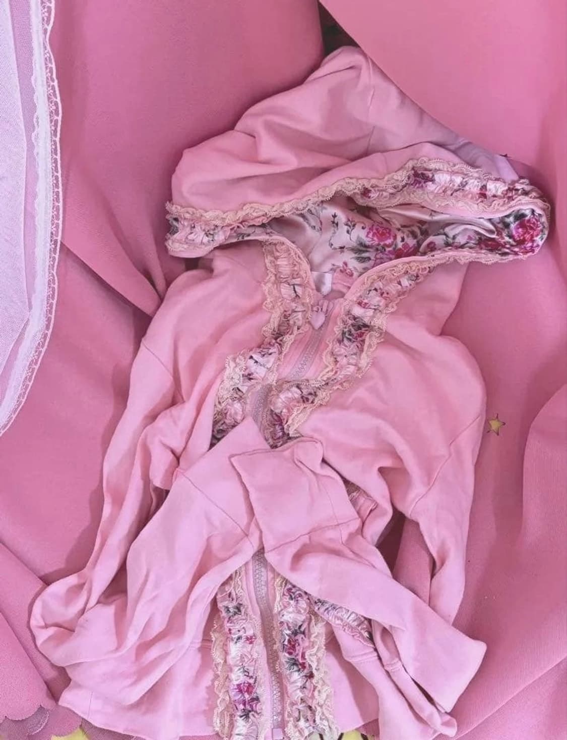 리즈리사깔 로맨틱갸루 후드집업 상품이미지1