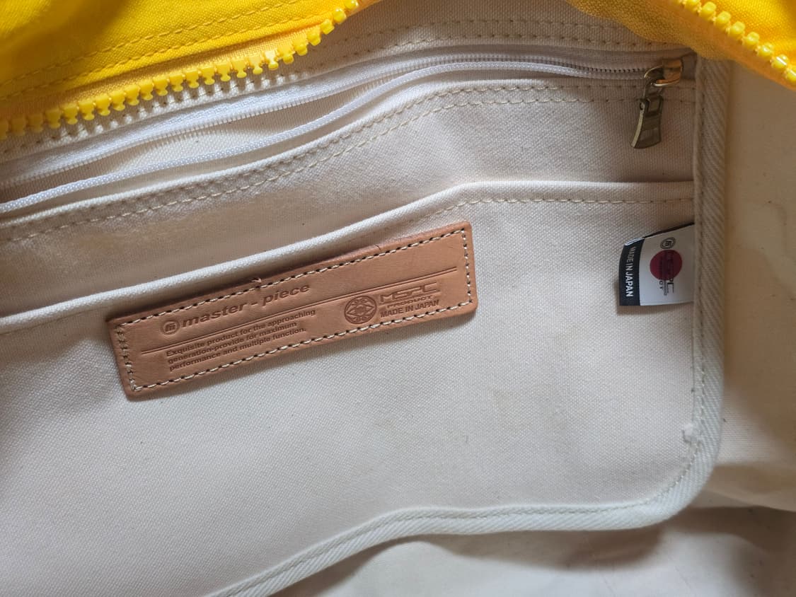 Masterpiece 마스터피스 레더 캔버스 토트백 상품이미지9
