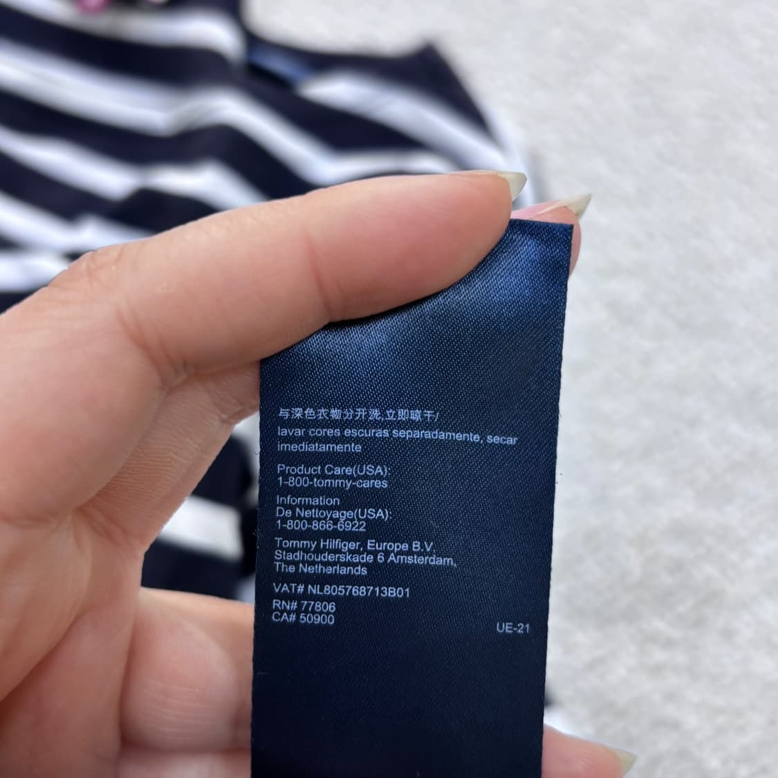 M 타미힐피거 스트라이프 긴팔 티셔츠 0402E 상품이미지4