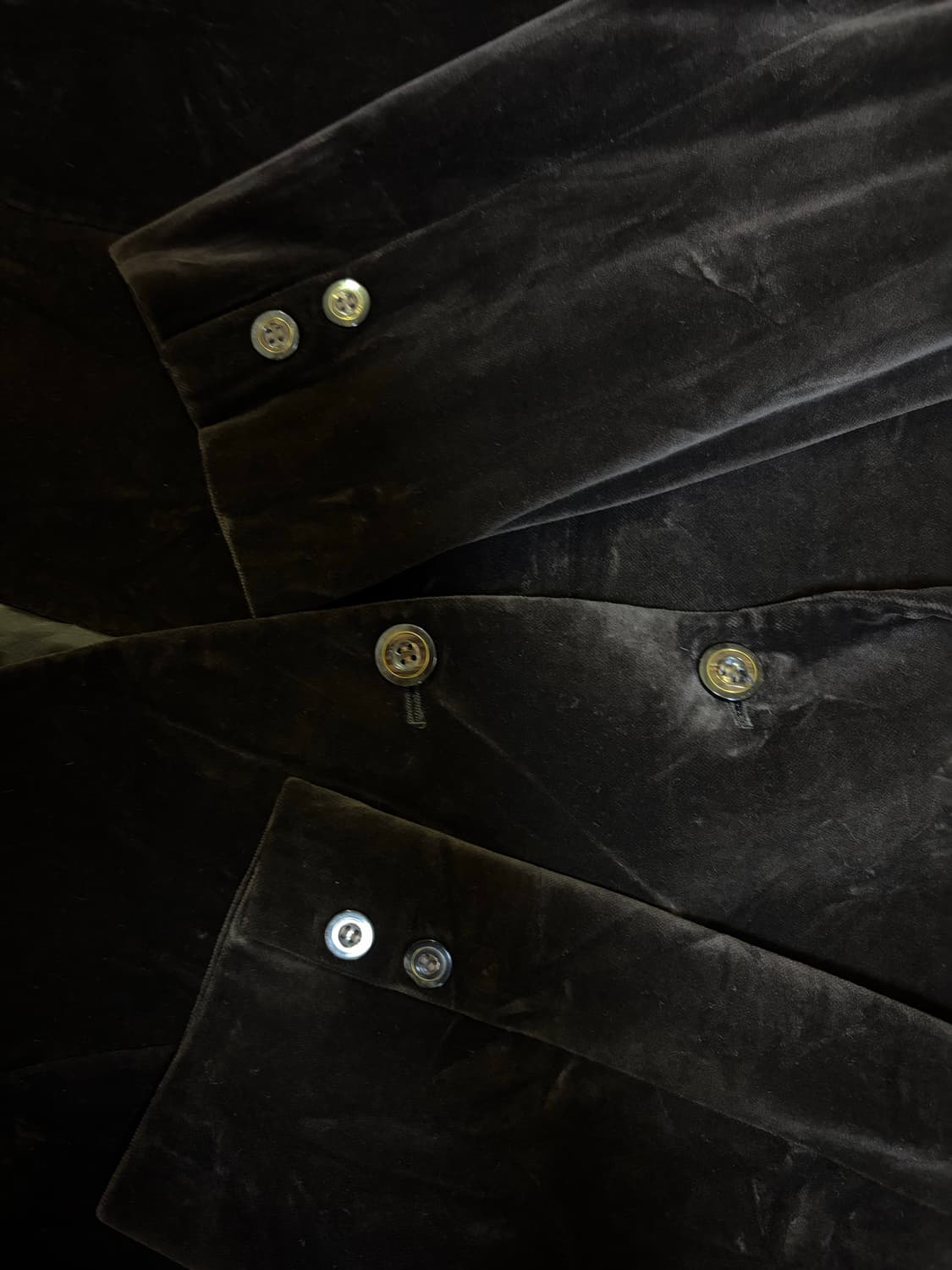 타카시마야 스웨이드 블레이저 다크 브라운 상품이미지3