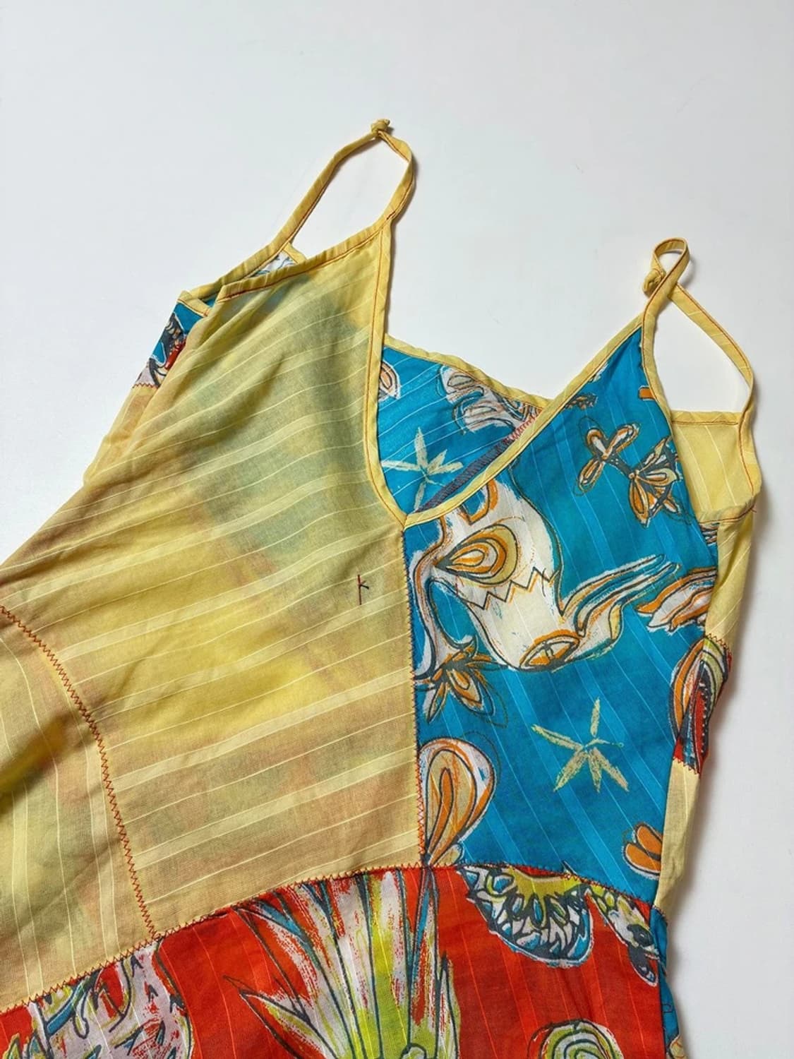 디젤 DIESEL 00's 배색 슬리브 리스 PN9040 상품이미지5