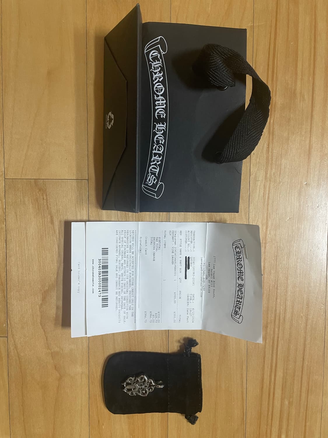 급처 크롬하츠 바인대거 팬던트 상품이미지1