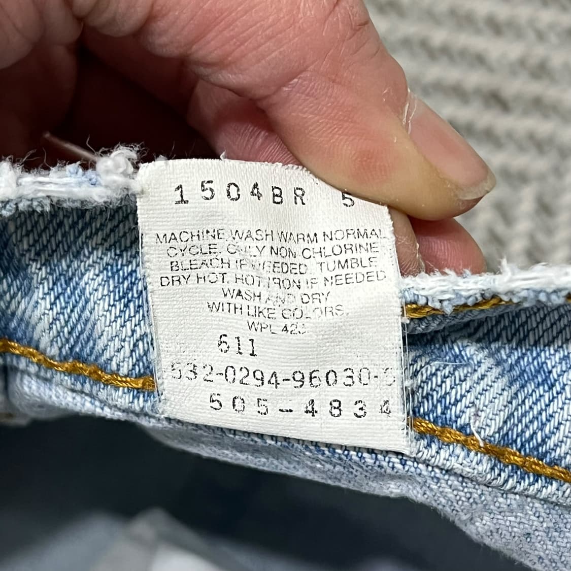 usa 리바이스 505 데님팬츠 s08431 상품이미지8