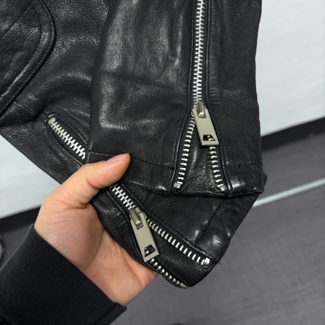 빈티지 레더 자켓 5 상품이미지3