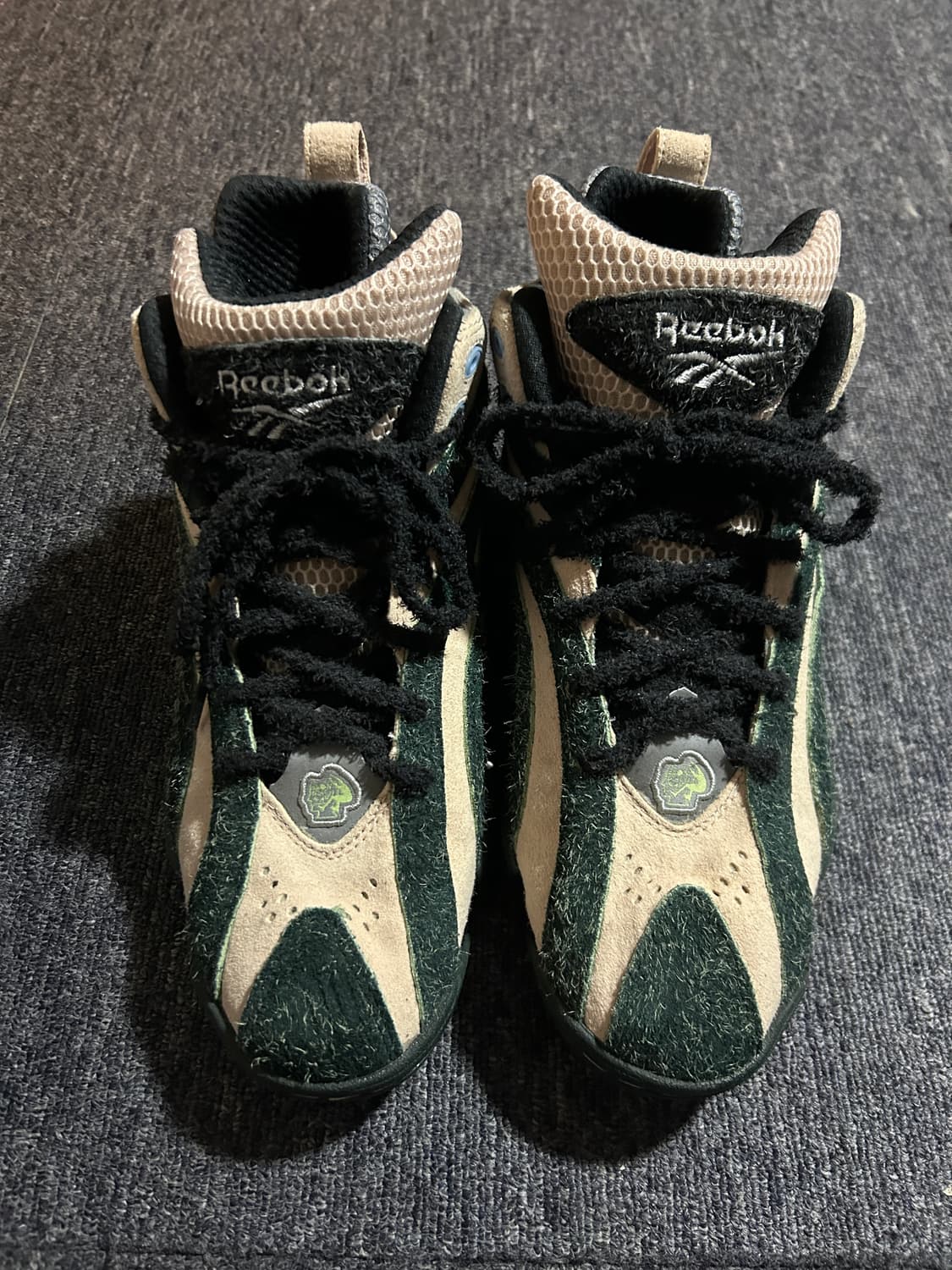 [280] 리복x브레인데드 샤크노시스 소프크 에크루 다크 포레스트 상품이미지1