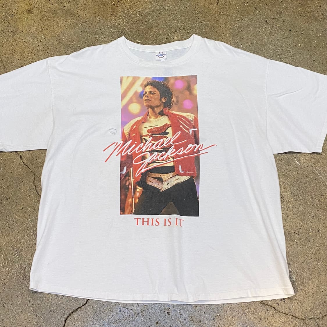 레어) 미국 빈티지 마이클 잭슨 공식 굿즈 반팔티 상품이미지2