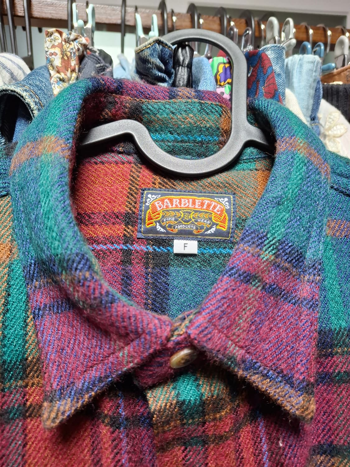 (마지막특가) 빈티지 멀티컬러 체크 셔츠 F 상품이미지2