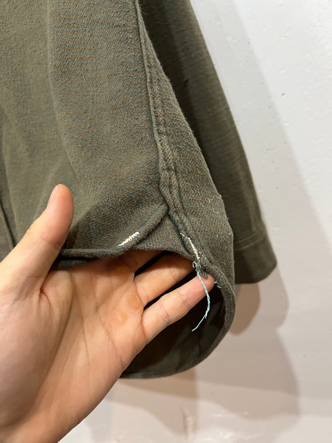 포스트 오버롤즈 플란넬 셔츠 Made in USA 상품이미지6